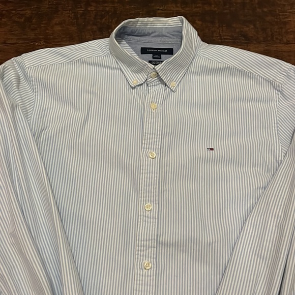 Tommy Hilfiger Mens button Down nautical style shirt - Picture 4 of 7